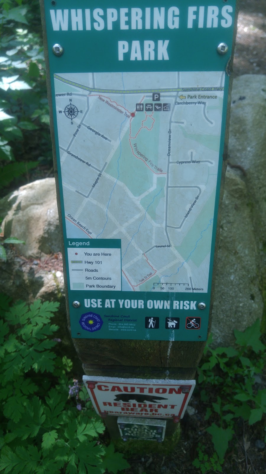 Whispering Firs Park | 1603 Sunshine Coast Hwy, Gibsons, BC V0N 1V5, Canada | Phone: (604) 885-6800