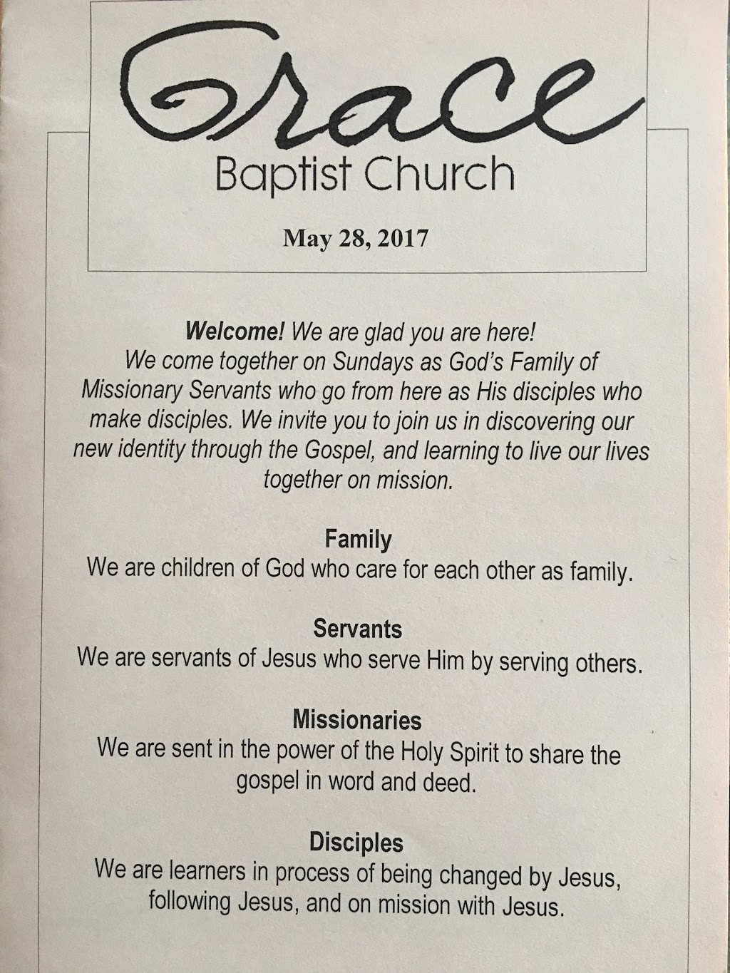 Grace Baptist Church | 1150 Glenmore Dr, Kelowna, BC V1Y 4P3, Canada | Phone: (250) 763-3457