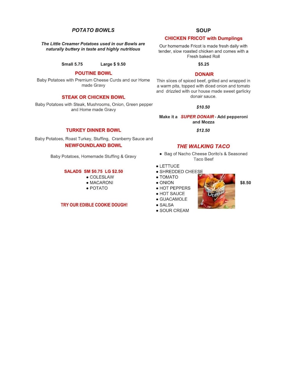 Philly’s Subs & Spuds | 28 Rosemont Ave, Sussex, NB E4E 2R6, Canada | Phone: (506) 433-6490