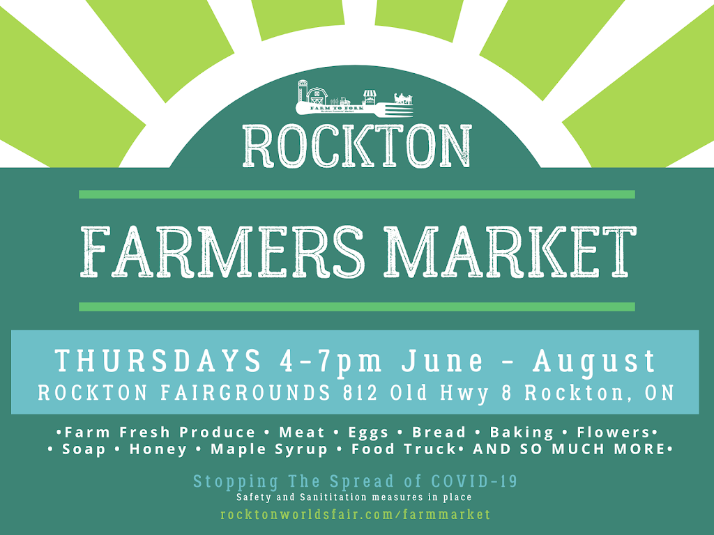 Rockton Farmers Market | point of interest | 812 Old Hwy 8, Rockton, ON L0R 1X0, Canada | 5196472502 OR +1 519-647-2502