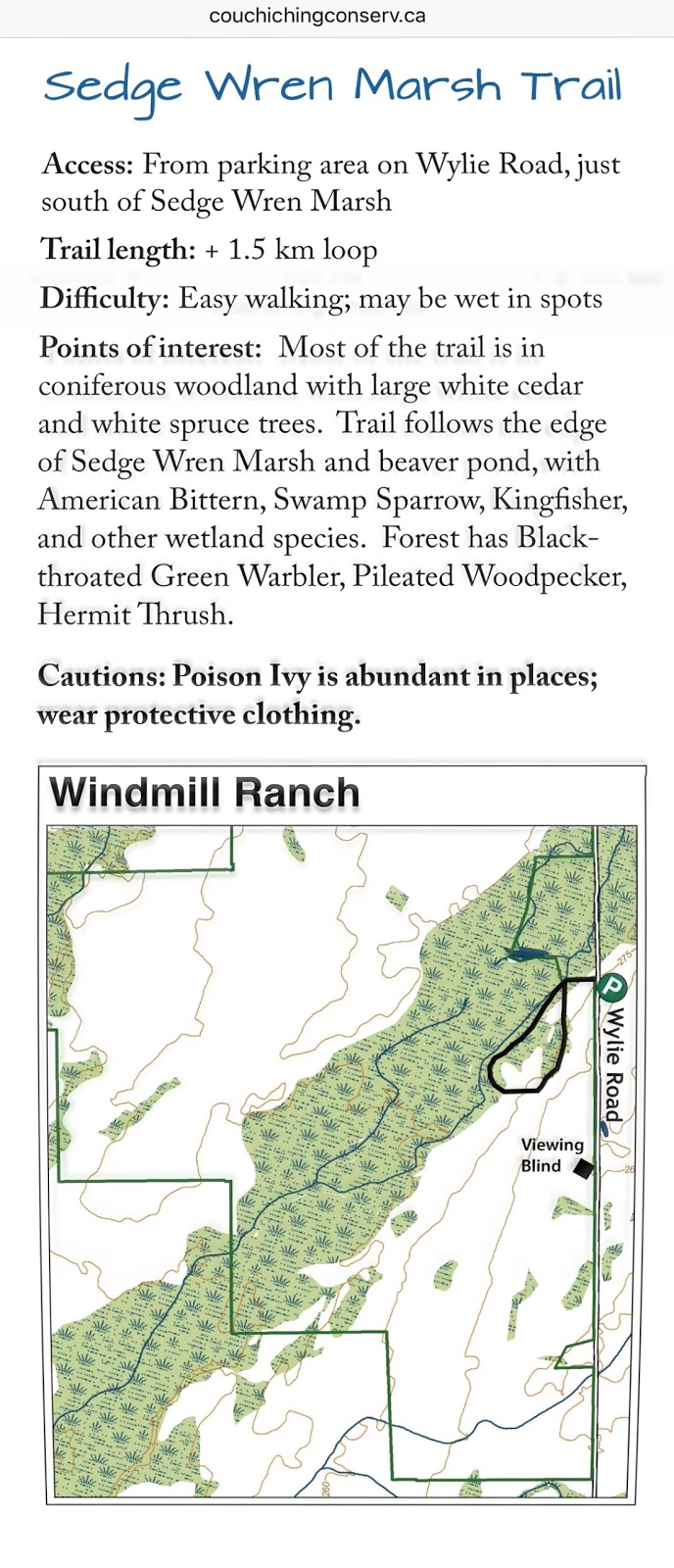 Sedge Wren Marsh Trail | 1-917 Wylie Rd, Kirkfield, ON K0M 2B0, Canada
