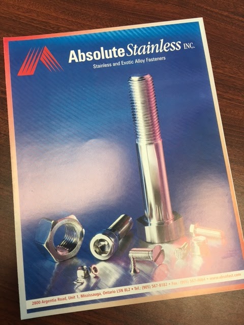 Absolute Stainless Inc. | 2800 Argentia Rd, Mississauga, ON L5N 8L2, Canada | Phone: (905) 567-8182