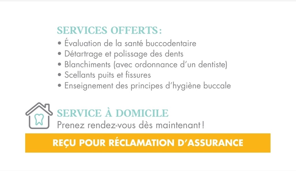 Clinique dhygiène dentaire Donne-moi ta bouche | 236 Rue du Froment, Varennes, QC J3X 2G1, Canada | Phone: (514) 688-8335