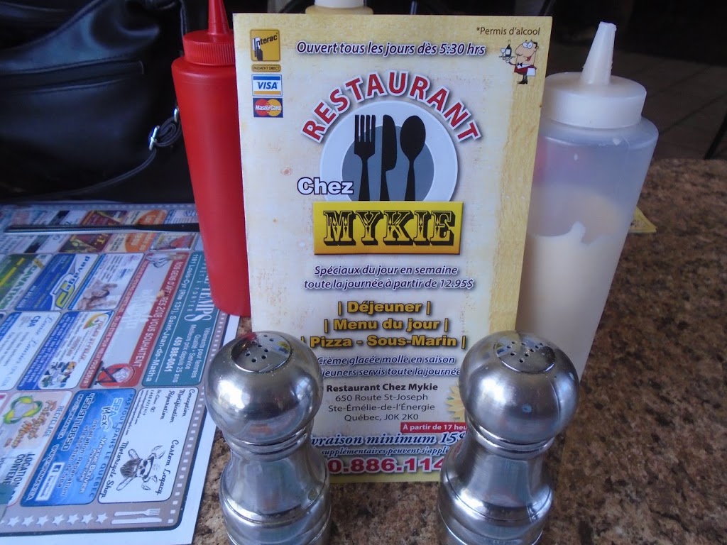 Restaurant Chez Mykie | 650 Route Saint-Joseph, Sainte-Émélie-de-lÉnergie, QC J0K 2K0, Canada | Phone: (450) 886-1142