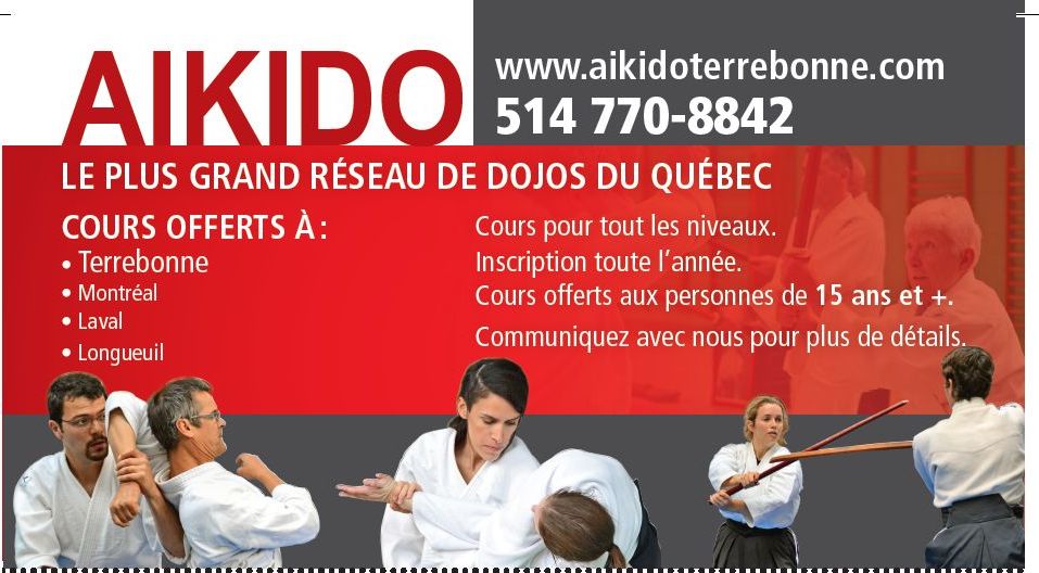 Aikido Terrebonne Mascouche École Internationale arts martiaux | 1050 Rue Nationale, Terrebonne, QC J6W 6C1, Canada | Phone: (514) 770-8842