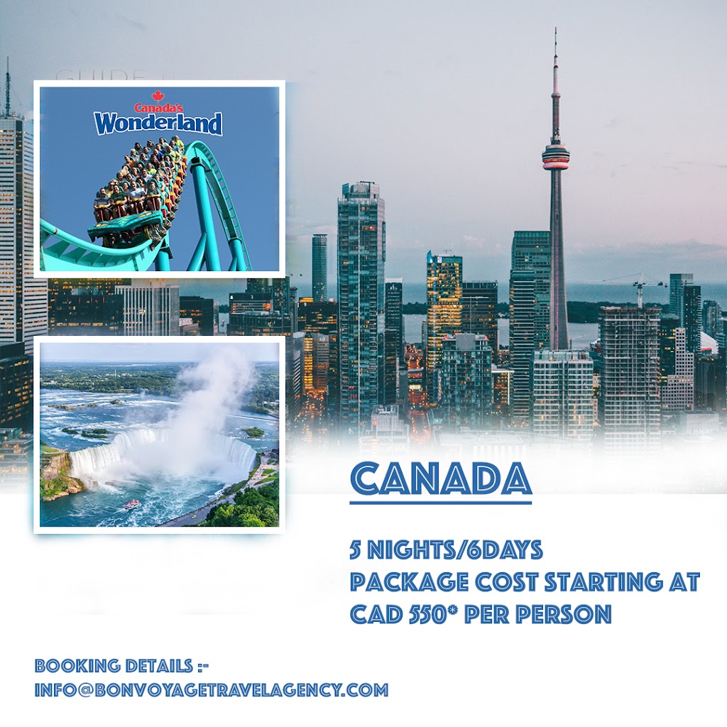 Bon Voyage Travel Agency | 35 Lark Ridge Way, Winnipeg, MB R3Y 1S4, Canada | Phone: (437) 329-7799