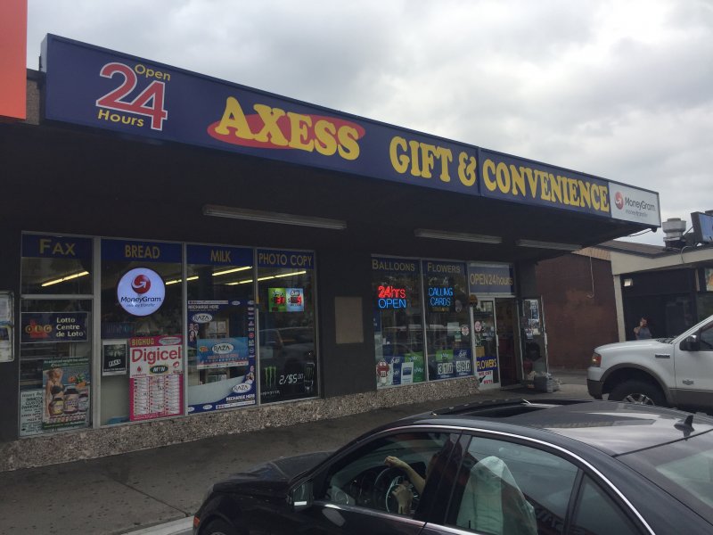 Localcoin Bitcoin ATM - Axess Gift & Convenience | 2727 Jane St, North York, ON M3L 1S3, Canada | Phone: (877) 412-2646