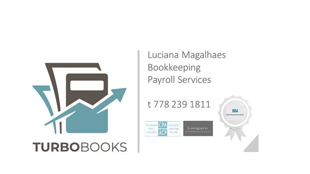 TurboBooks | 1015 Fraserview St, Port Coquitlam, BC V3C 5Z5, Canada | Phone: (236) 867-9640