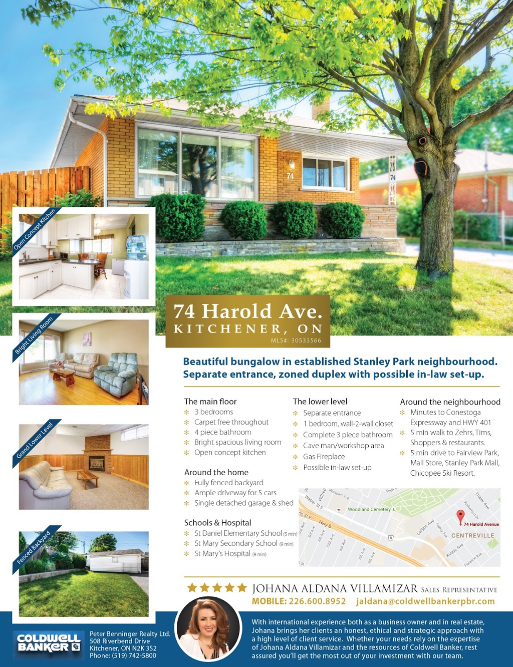 Johana Aldana Villamizar - Realtor at Coldwell Banker Peter Benn | 508 Riverbend Dr, Kitchener, ON N2K 3S2, Canada | Phone: (226) 600-8952