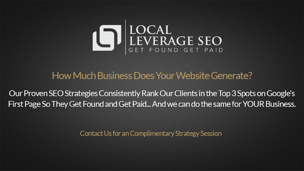Local Leverage SEO | 34 McMurray St, Brantford, ON N3R 4J1, Canada | Phone: (519) 753-3337
