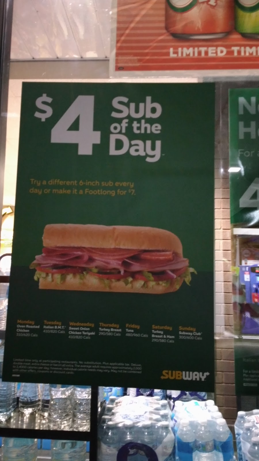 Subway | 585 Doon Vlg Rd Macs Convenience Store, Kitchener, ON N2P 1T6, Canada | Phone: (519) 896-9885