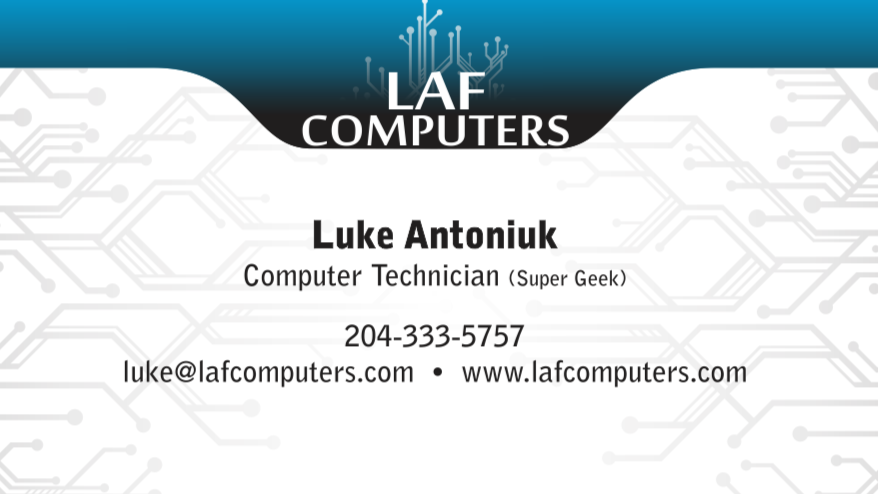 LAF Computers | Durness Bay, Winnipeg, MB R2K 2V6, Canada | Phone: (204) 333-5757