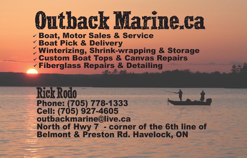 Outback Marine Ltd. | 106 Preston Rd, Havelock, ON K0L 1Z0, Canada | Phone: (705) 778-1333