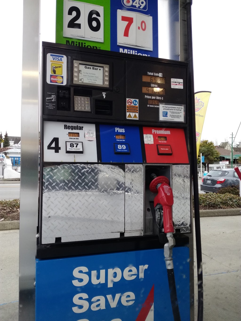 Super Save Gas Station | 6591 Kingsway, Burnaby, BC V5E 1E1, Canada | Phone: (604) 438-0254