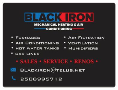 Black Iron Mechanical | 200 Moyer Rd, Kelowna, BC V1X 4R7, Canada | Phone: (250) 899-5712