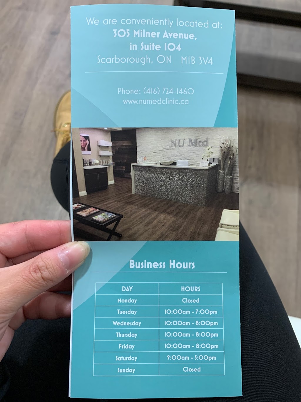 NU Med Clinic and MediSpa | 305 Milner Ave Suite 104, Scarborough, ON M1B 3V4, Canada | Phone: (416) 724-1460