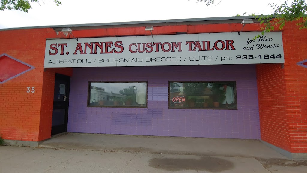 St Annes Custom Tailor | point of interest | 35 St Annes Rd, Winnipeg, MB R2M 2Y2, Canada | 2042351644 OR +1 204-235-1644