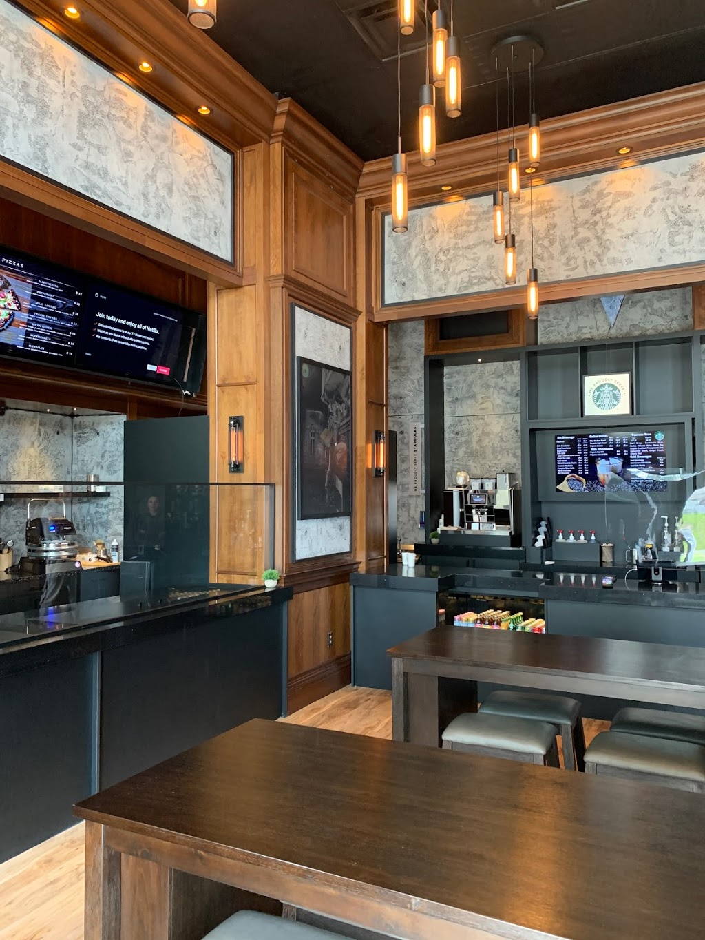Gravity Pizza Cafe & Starbucks | 58 Marine Parade Dr, Etobicoke, ON M8V 4G1, Canada | Phone: (416) 201-7070