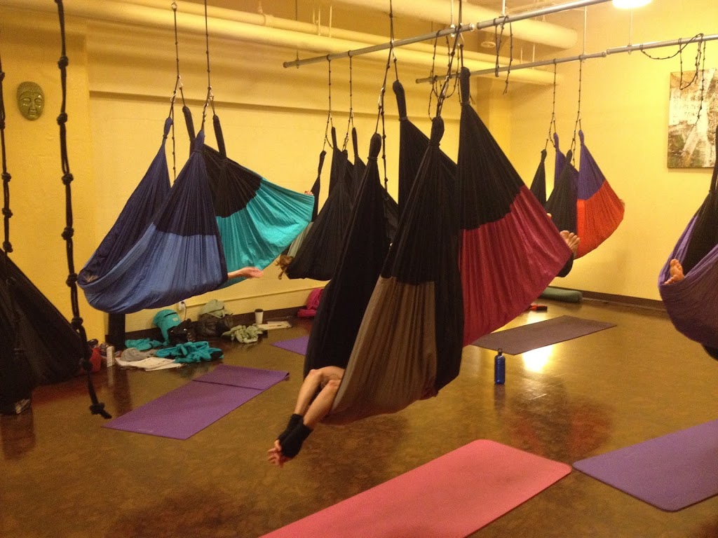 The Flying Yogi | 245 Carlaw Ave #007, Toronto, ON M4M 2S1, Canada | Phone: (647) 993-9644