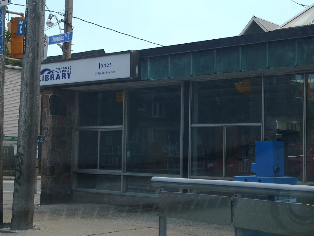 Toronto Public Library - Jones Branch | 118 Jones Ave, Toronto, ON M4M 2Z9, Canada | Phone: (416) 393-7715
