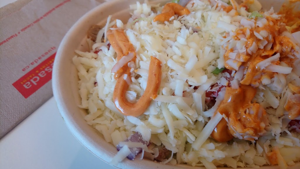 Quesada Burritos & Tacos | 420 Big Rock Ln, Okotoks, AB T0L 1T5, Canada | Phone: (587) 757-0507