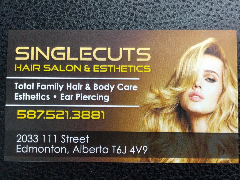Singlecuts Hair Salon & Esthetics | 2033 111 St NW, Edmonton, AB T6J 4V9, Canada | Phone: (587) 521-3881