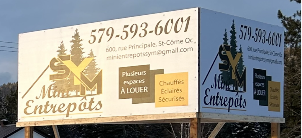 Mini-Entrepôts S.Y.M. | 600 Rue Principale, Saint-Côme, QC J0K 2B0, Canada | Phone: (579) 593-6001