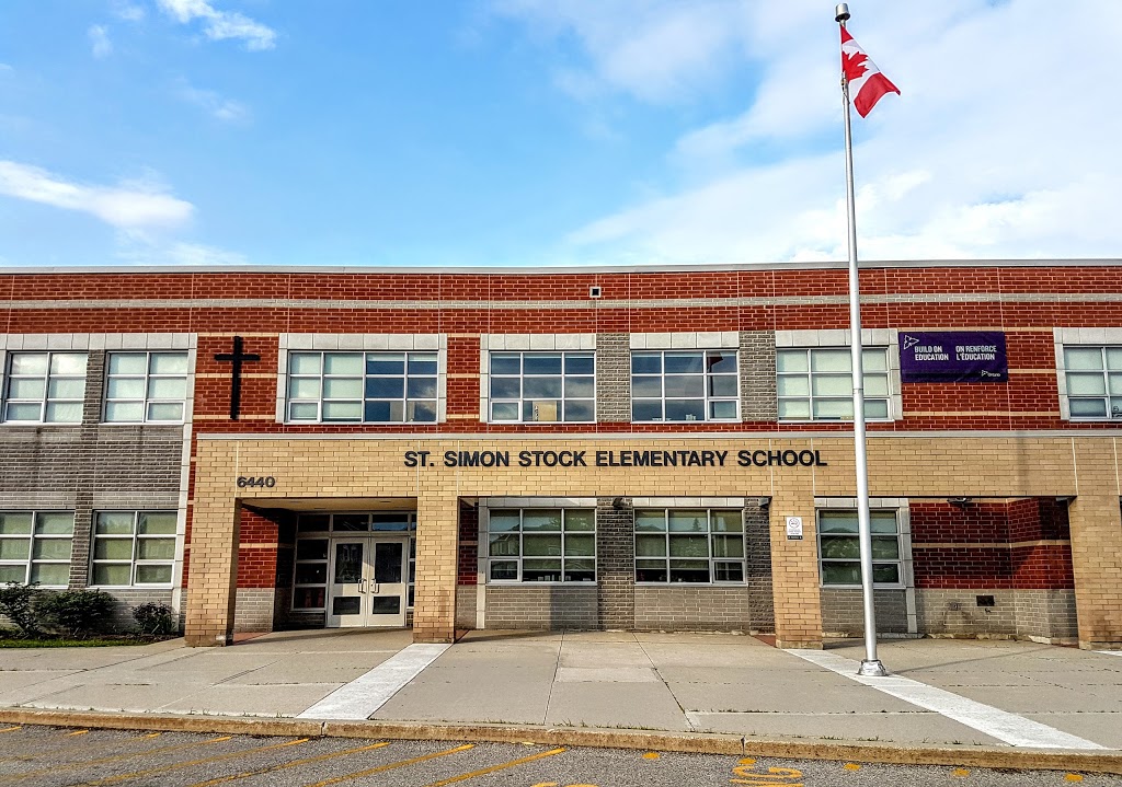 St. Simon Stock Elementary School | 6440 Lisgar Dr, Mississauga, ON L5N 6X3, Canada | Phone: (905) 785-7434