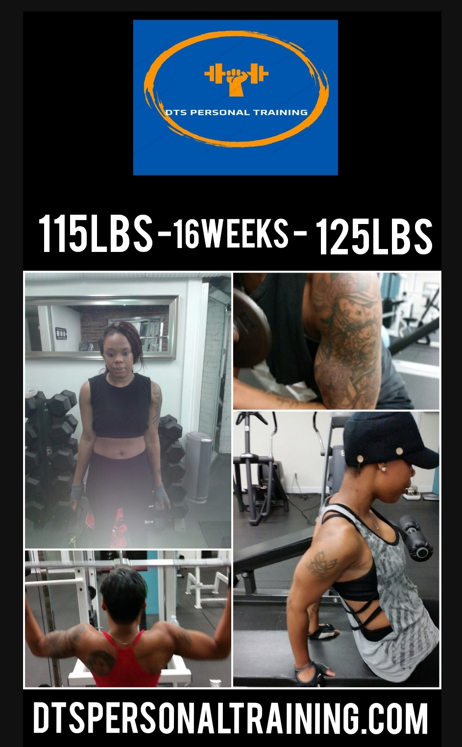www.dtsperonaltraining.com | 4200 Bathurst St, North York, ON M3H 6C7, Canada | Phone: (289) 380-1120
