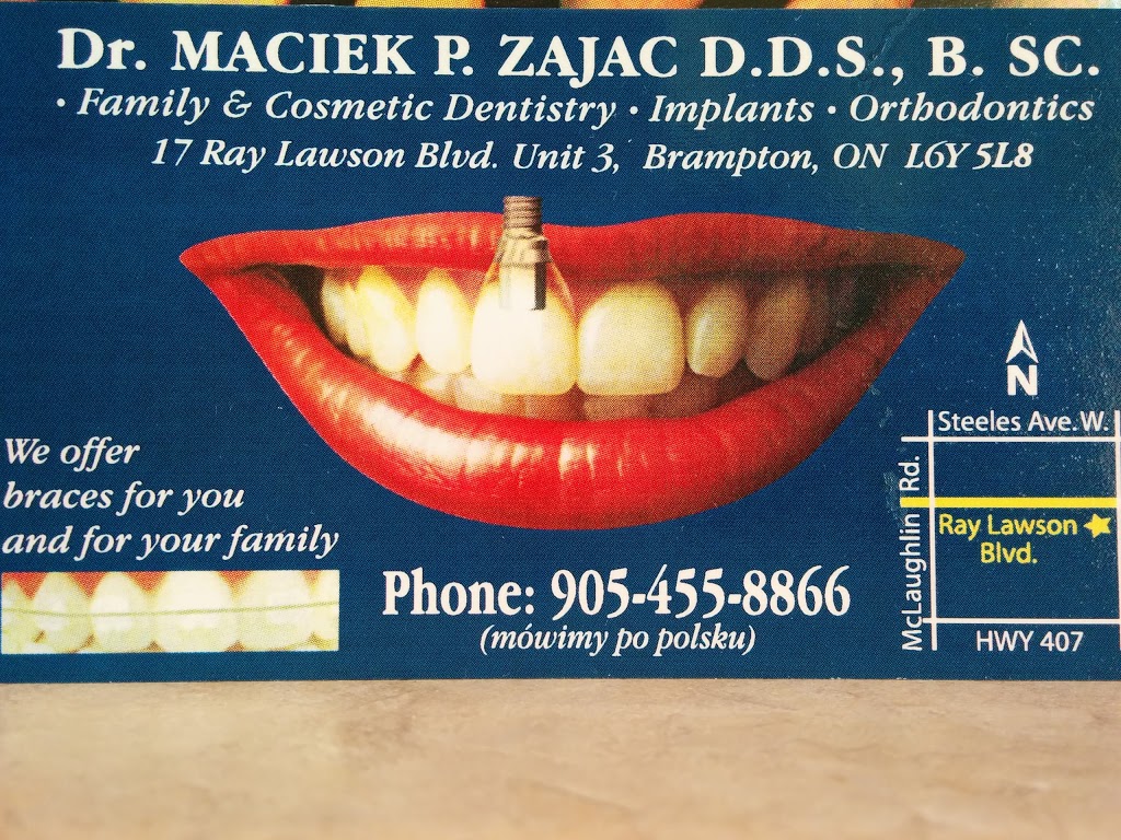 Ray Lawson Dentistry | 17 Ray Lawson Blvd, Brampton, ON L6Y 5L8, Canada | Phone: (905) 455-8866