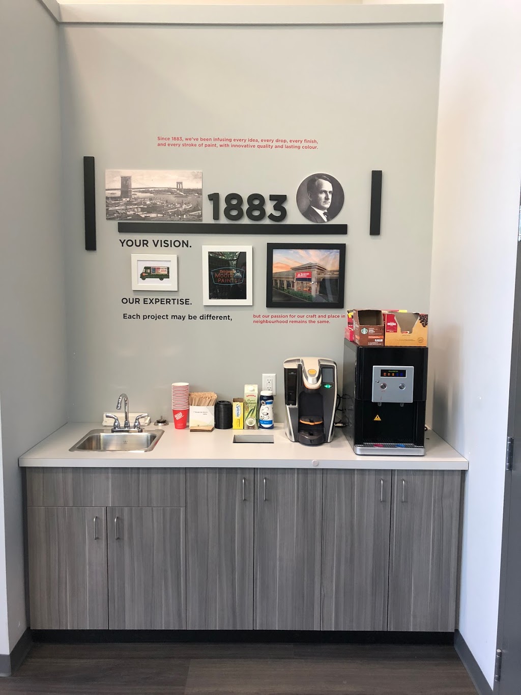 Benjamin Moore Paint/ South Burnaby Paint | 92-8601 Glenlyon Pkwy, Burnaby, BC V5J 0B6, Canada | Phone: (604) 416-0661