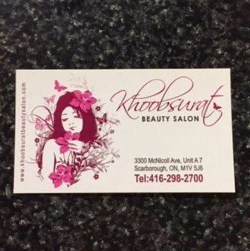 Khoobsurat Beauty Salon | 3300 McNicoll Ave unit a7, Scarborough, ON M1V 5J6, Canada | Phone: (416) 298-2700