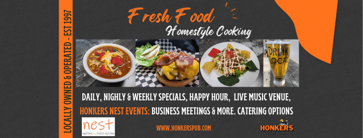 HONKERS PUB & EATERY LTD. | 2808 5 Ave N, Lethbridge, AB T1H 0P1, Canada | Phone: (403) 327-9405