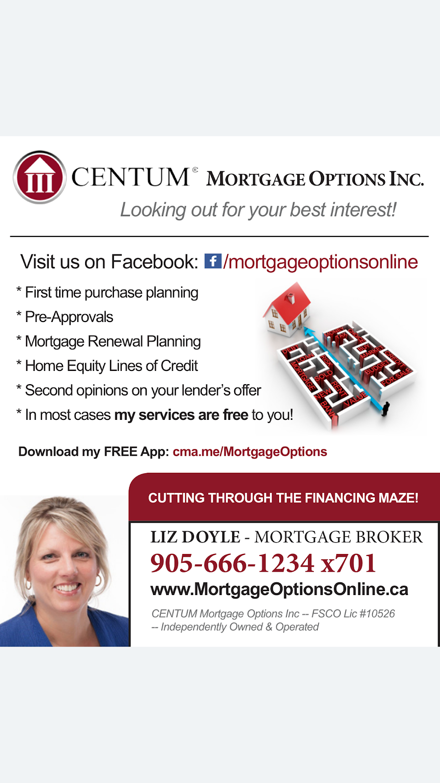 CENTUM Mortgage Options Inc. | 9 Patrick Dr, Whitby, ON L1R 2L1, Canada | Phone: (905) 666-1234 ext. 701