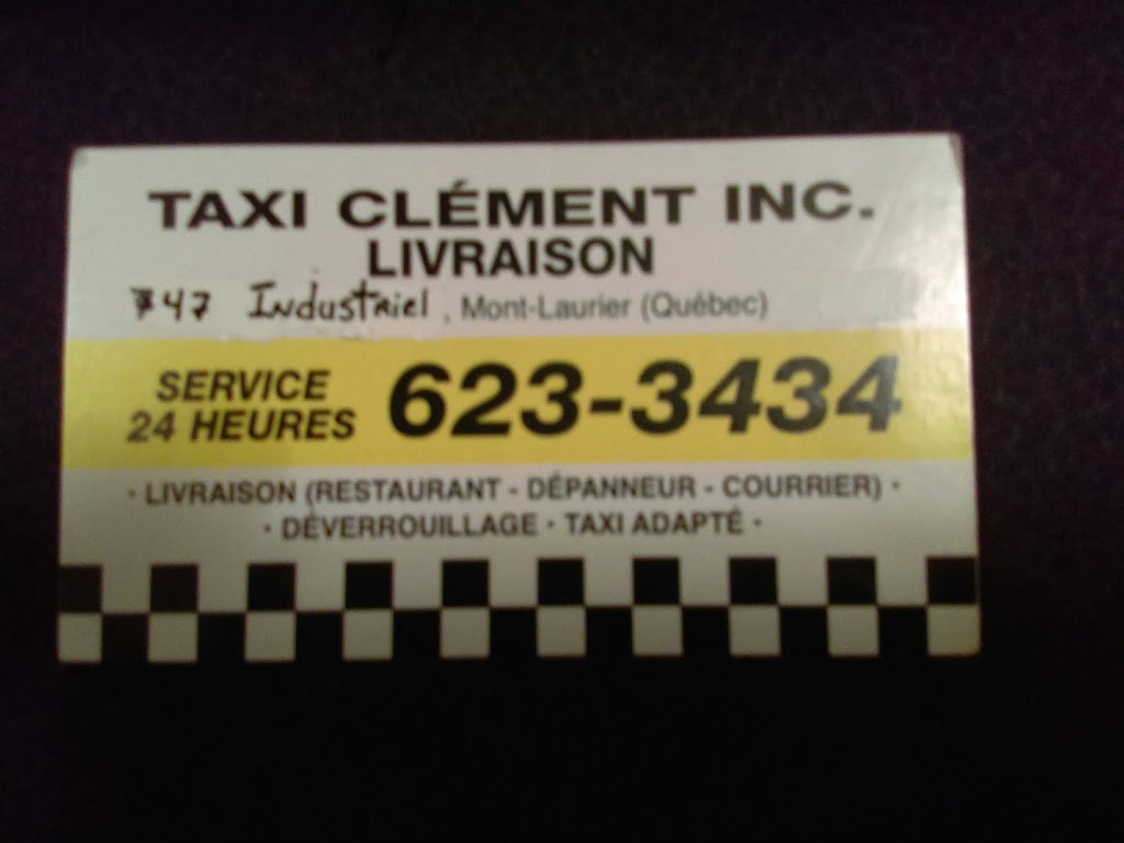 Taxi Clément | 747 Rue Industrielle, Mont-Laurier, QC J9L 3V3, Canada | Phone: (819) 623-3434