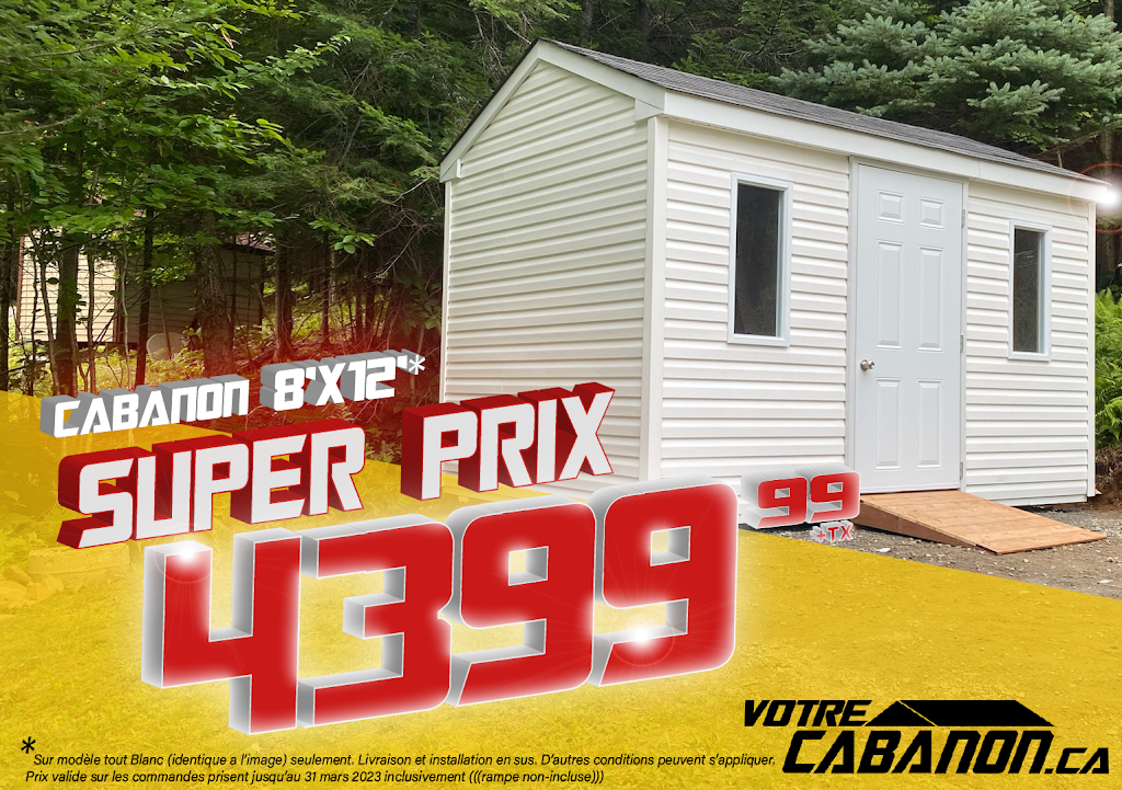Votre Cabanon inc. | 19 Rte Marie Victorin O, Yamaska, QC J0G 1W0, Canada | Phone: (579) 335-0271