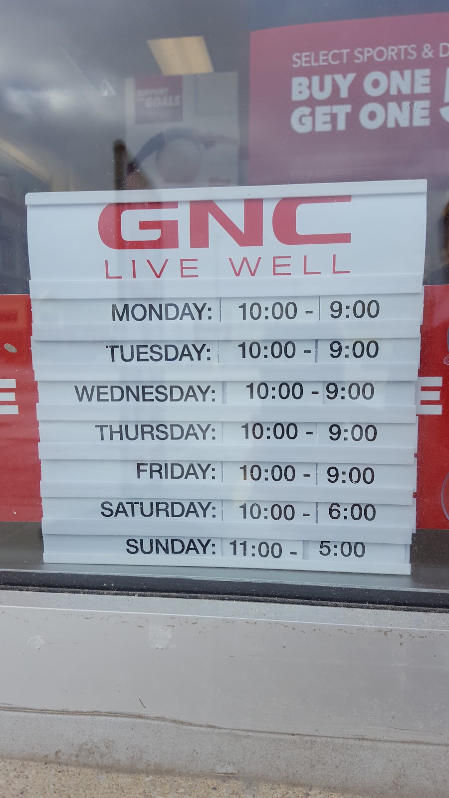 GNC | 3604 Major MacKenzie Dr W #3, Maple, ON L6A 1S1, Canada | Phone: (905) 417-5932