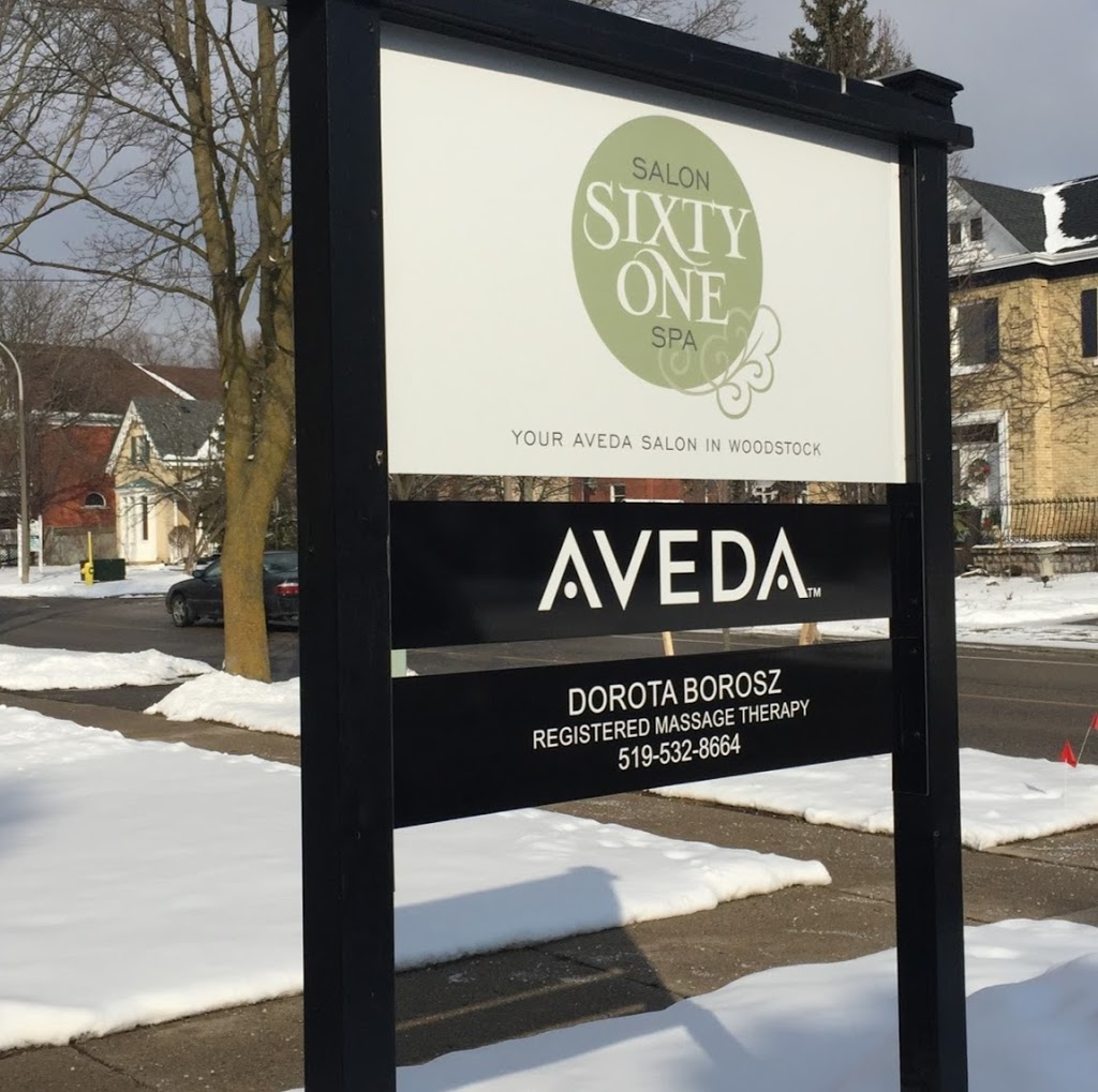Salon Sixty One Spa | 58 Wellington St S, Woodstock, ON N4S 3H6, Canada | Phone: (519) 539-4142