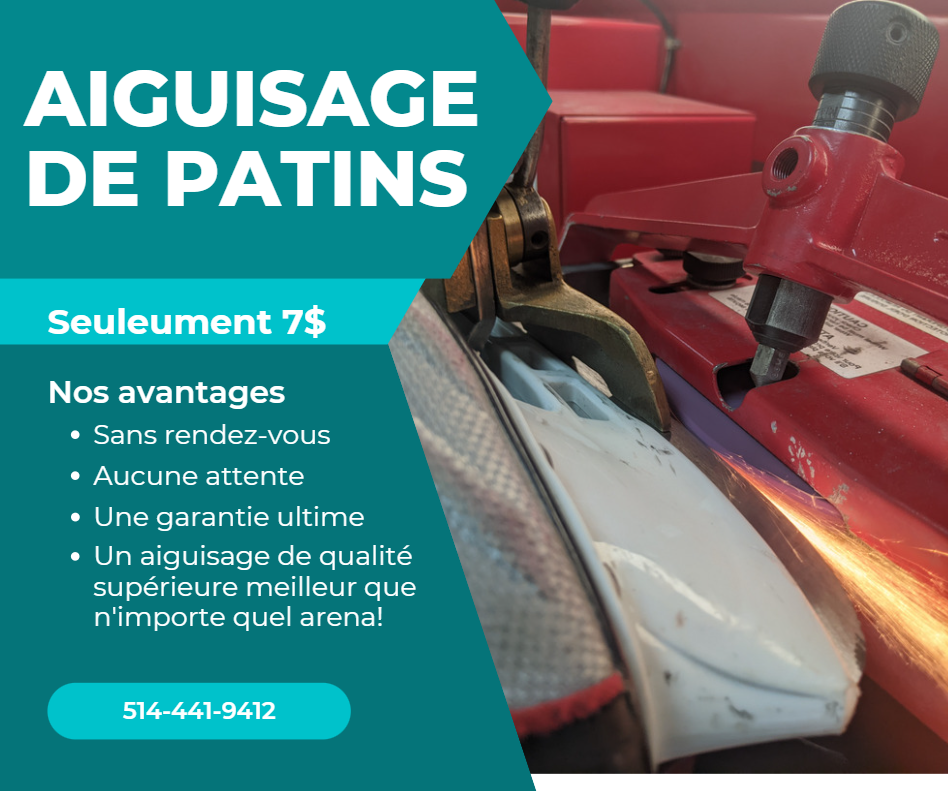 Aiguisage de patins Saint-Hubert | 5682 Ch. de Chambly, Saint-Hubert, QC J3Y 3P7, Canada | Phone: (514) 441-9412