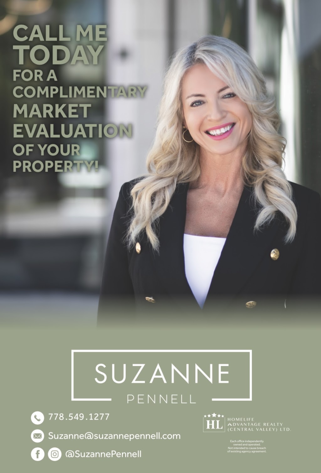 Suzanne Pennell Realtor | 3033 Immel St #360, Abbotsford, BC V2S 6S2, Canada | Phone: (778) 549-1277