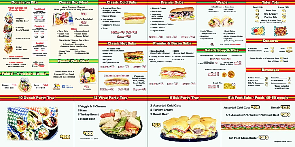 RHM Donair & Subs | 4539 Gertrude St, Port Alberni, BC V9Y 6J9, Canada | Phone: (778) 421-1782