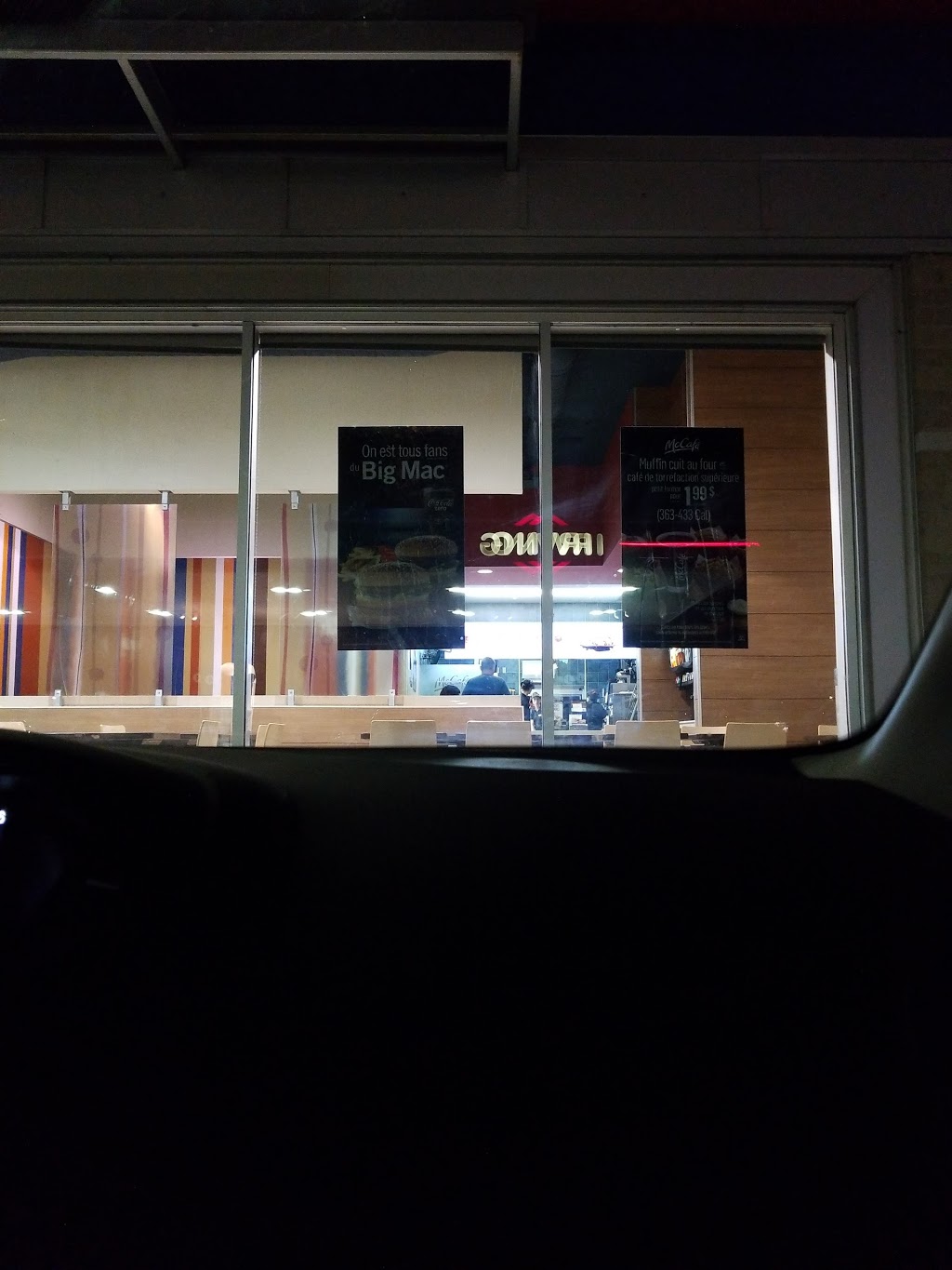 McDonalds | 20 Rue de Toulon, Saint-Augustin-de-Desmaures, QC G3A 3A9, Canada | Phone: (418) 878-0888