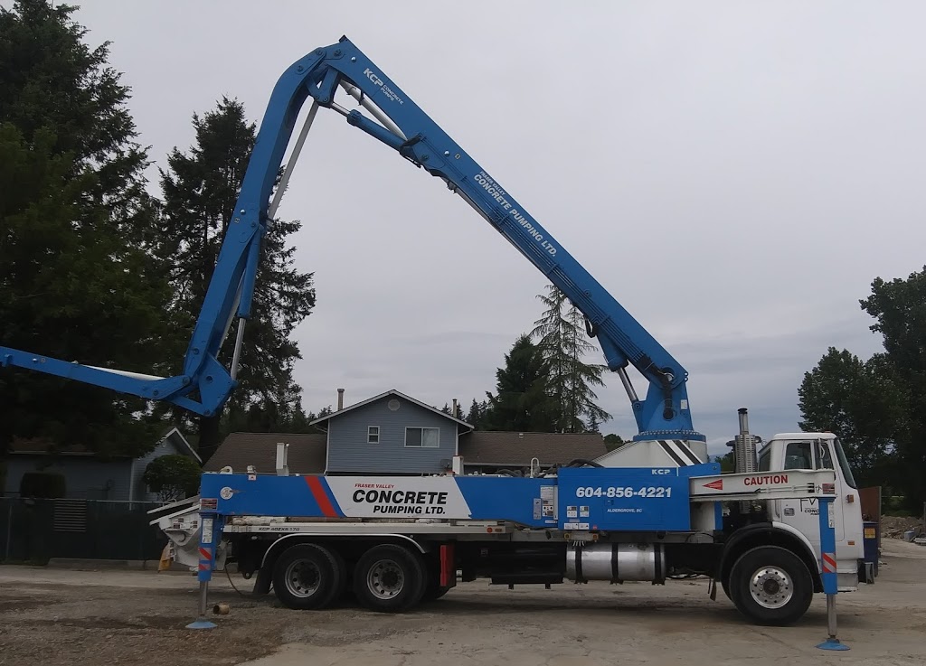Fraser Valley Concrete Pumping | 24870 36 Ave, Aldergrove, BC V4W 1Z1, Canada | Phone: (604) 835-0895