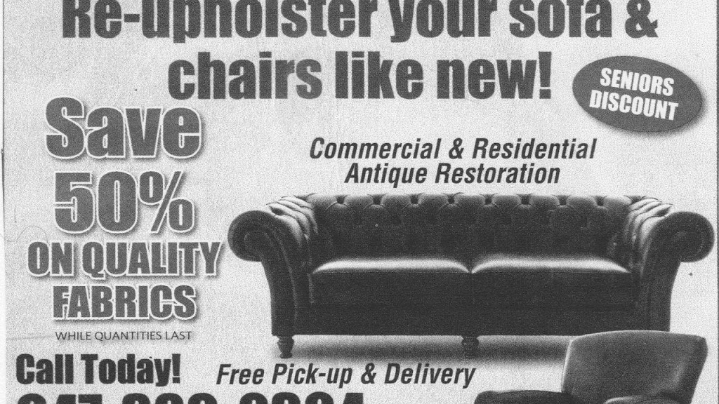 Quality Design Upholstering | 1090 Kamato Rd #10, Mississauga, ON L4W 2P3, Canada | Phone: (647) 389-0304