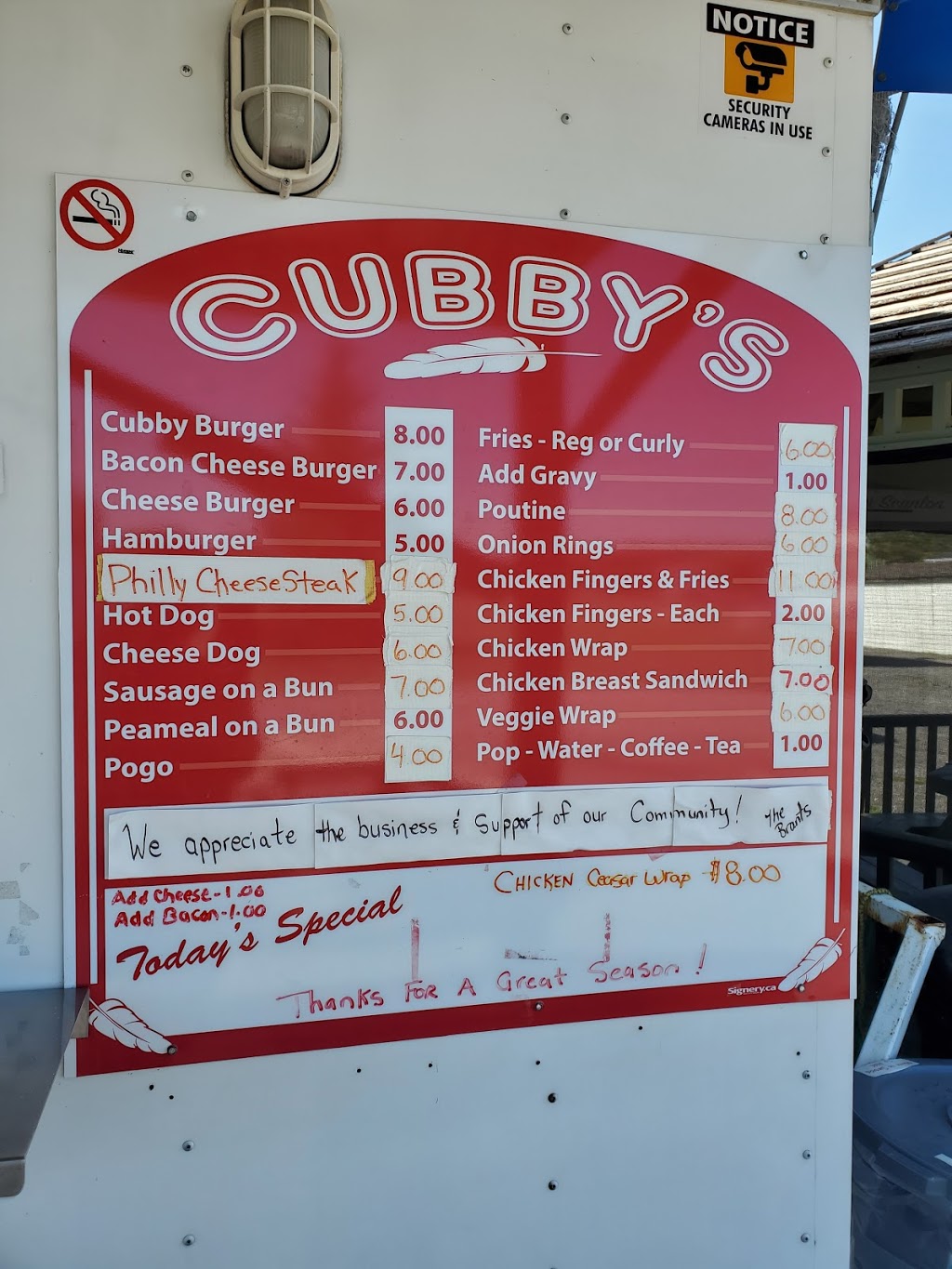 Cubbys | 24 Ferry Ln, Deseronto, ON K0K 1X0, Canada | Phone: (613) 743-3797