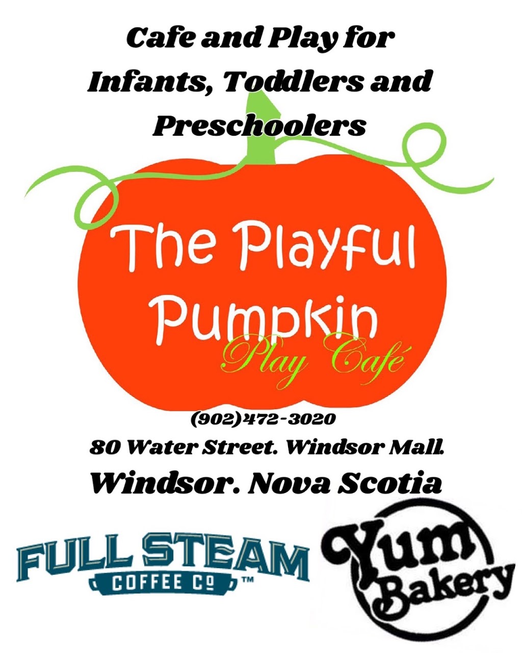 The Playful Pumpkin Play Cafe | 80 Water St Box 2601, Windsor, NS B0N 2T0, Canada | Phone: (902) 472-3020