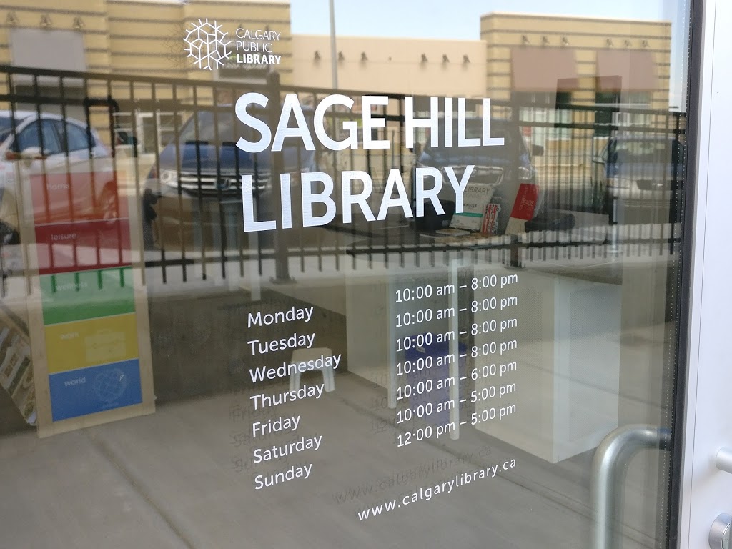 Sage Hill Library | 19 Sage Hill Passage Northwest, Calgary, AB T3R 0J6, Canada | Phone: (403) 260-2600