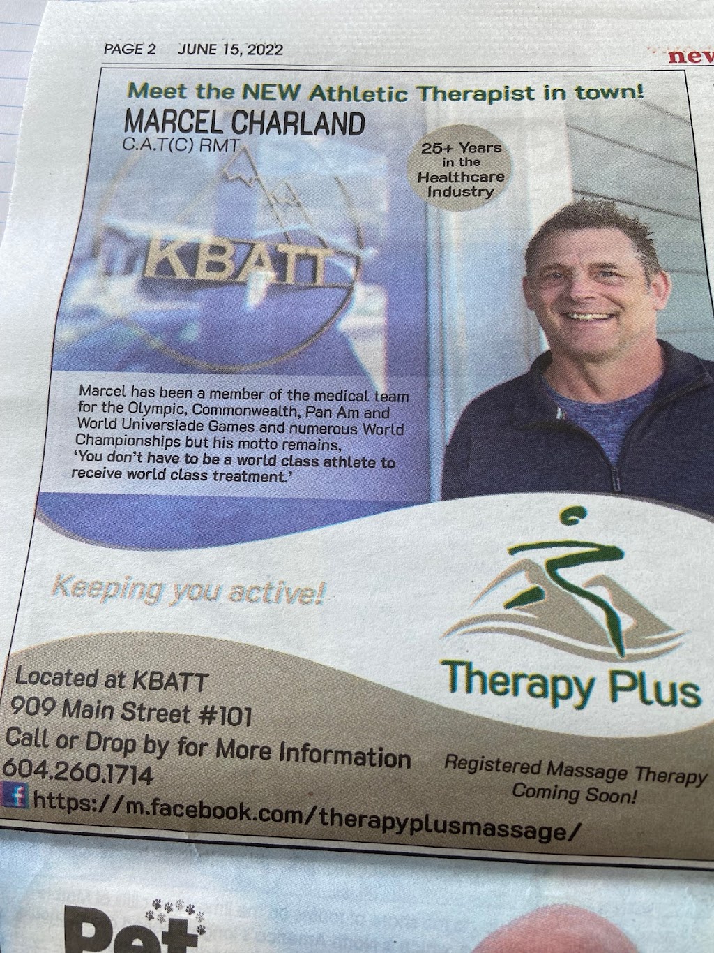 Therapy Plus | 909 Main St, Lillooet, BC V0K 1V0, Canada | Phone: (604) 260-1714