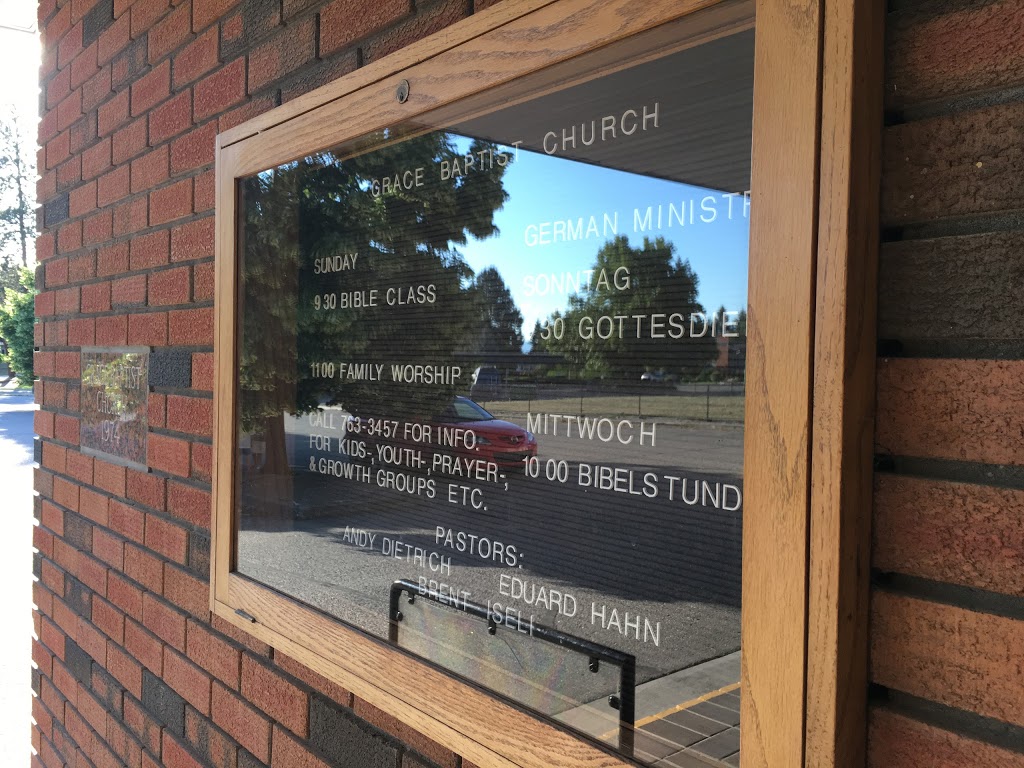 Grace Baptist Church | 1150 Glenmore Dr, Kelowna, BC V1Y 4P3, Canada | Phone: (250) 763-3457