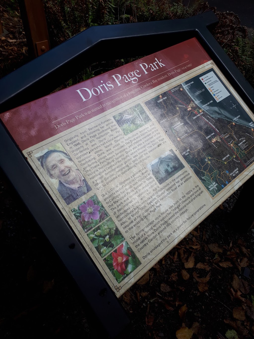 Doris Page Park | 5010 Cordova Bay Rd, Victoria, BC V8Y, Canada